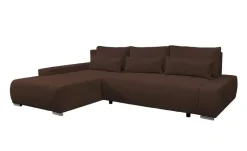 Ecksofa  Bloom | Braun, links | Möbel Höffner