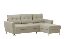 Ecksofa Carla | Beige, rechts | Möbel Höffner