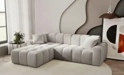 Ecksofa Colombo | Hellgrau, links | Möbel Höffner