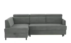 Ecksofa Fabienne | Dunkelgrau, links | Möbel Höffner