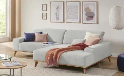 Ecksofa Fred | Hellgrau, ohne | Möbel Höffner