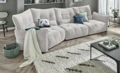 Ecksofa Jeaneva | links, Grau | Möbel Höffner