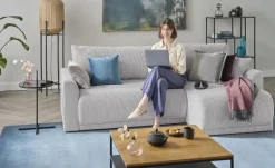 Ecksofa Malyn | Hellgrau, rechts | Möbel Höffner