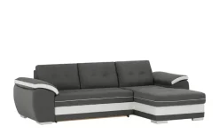 Ecksofa Marc | rechts, Anthrazit, Weiß | Möbel Höffner