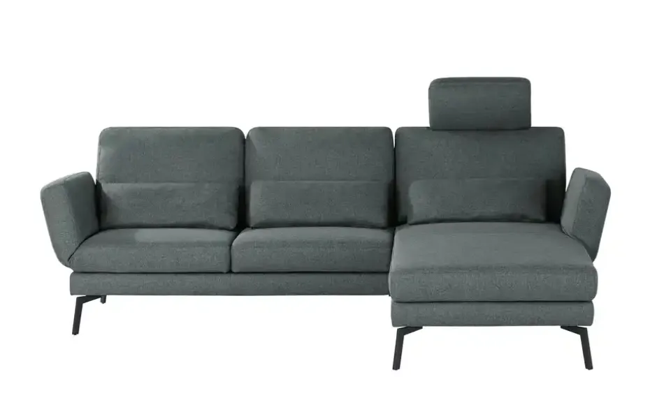 Ecksofa mit Funktion Twister | rechts, Anthrazit