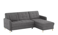 Ecksofa mit Schlaffunktion Venus | Anthrazit, rechts