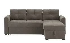 Ecksofa  mit Schlaffunktion Mocca | rechts | Höffner