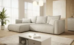 Ecksofa mit trendigem Megacordbezug Modena | Höffner