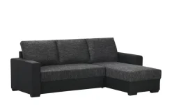 Ecksofa Navarra | Schwarz, rechts | Möbel Höffner