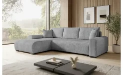 Ecksofa Nelly | Grau, links | Möbel Höffner