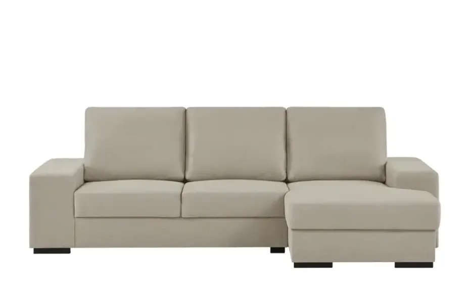 Ecksofa Renée | Schlamm, Beige, rechts | Möbel Höffner