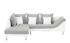 Ecksofa Rico | Weiß, links | Möbel Höffner