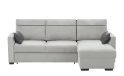 Ecksofa Simba | rechts, Silbergrau | Möbel Höffner