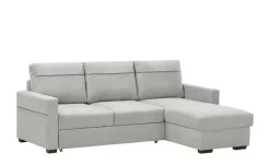 Ecksofa Simba | rechts, Silbergrau | Möbel Höffner