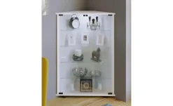 Eckvitrine Jecka | Weiß | Möbel Höffner
