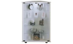 Eckvitrine Jecka | Weiß | Möbel Höffner