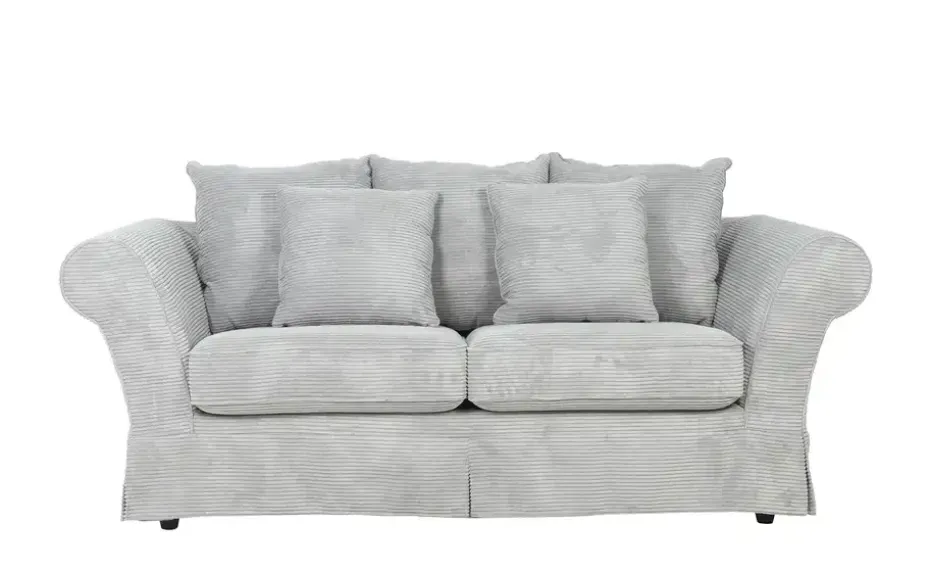 Einzelsofa Olivia | Hellgrau, 2,5 | Möbel Höffner