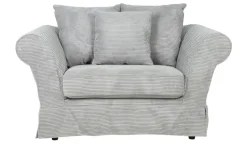 Einzelsofa Olivia mit Husse | Hellgrau | Möbel Höffner