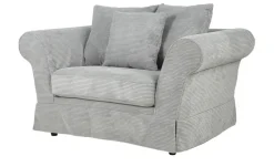Einzelsofa Olivia mit Husse | Hellgrau | Möbel Höffner