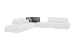 Element Ecke Branna | Anthrazit, Cordstoff | Höffner