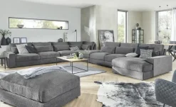 Element Ecke Branna | Anthrazit, Cordstoff | Höffner