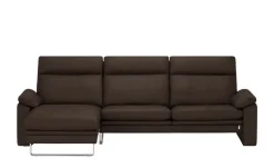 erpo just relax Ecksofa JR960 Bari | Dunkelbraun, links