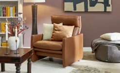 erpo just relax Ledersessel JR 290 Trento | Cognacbraun