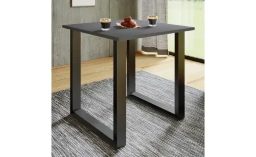 Esstisch | Gestell: schwarz, 80 cm | Möbel Höffner