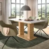 Esstisch ausziehbar  | Eiche Artisan (Nachbildung), Weiß