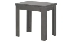 Esstisch ausziehbar Martin | 80 cm, Graphit, matt