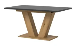 Esstisch ausziehbar  Moritz | Eiche Artisan (Nachbildung), Grau