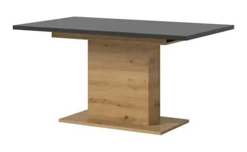 Esstisch ausziehbar  Moritz | Eiche Artisan (Nachbildung), Grau