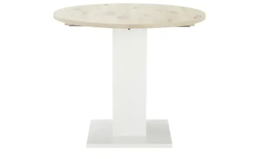Esstisch ausziehbar Peter | 90 cm (rund), Eiche (Nachbildung)
