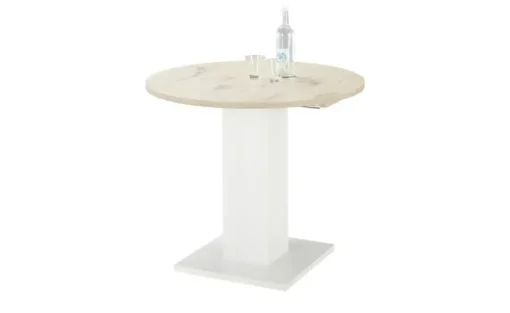 Esstisch ausziehbar Peter | 90 cm (rund), Eiche (Nachbildung)