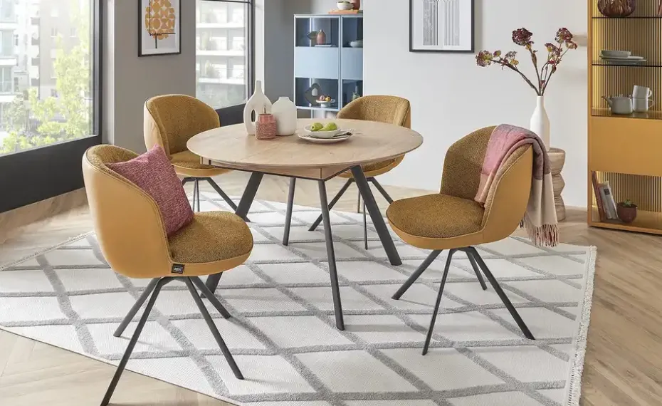 Esstisch mit Auszug Round | Möbel Höffner