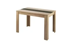 Esstisch mit Kontrasteinlage Nori | 80 cm, 120 cm