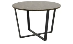 Esstisch rund Adrian | Braun, Marmoroptik | Höffner