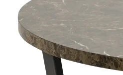 Esstisch rund Adrian | Braun, Marmoroptik | Höffner