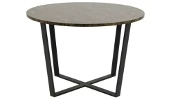 Esstisch rund Adrian | Braun, Marmoroptik | Höffner