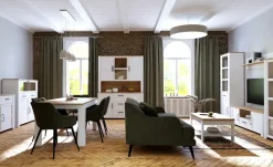 Esstisch Toneo | Eiche (Nachbildung), Weiß | Höffner