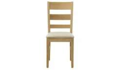 Esszimmerstuhl aus Eiche massiv Olaf | Beige | Höffner