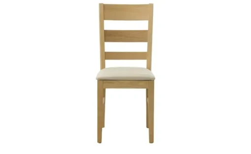 Esszimmerstuhl aus Eiche massiv Olaf | Beige | Höffner