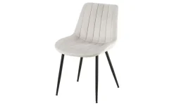 Esszimmerstuhl Claudio | Hellgrau, Schwarz | Höffner