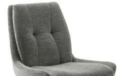 Esszimmerstuhl drehbar Eno | Anthrazit, Flachgewebe