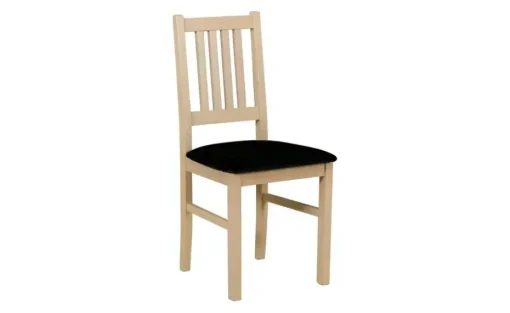 Esszimmerstuhl 2er-Set | Eiche Sonoma, Schwarz