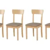 Esszimmerstuhl 4er-Set | Eiche Sonoma, Nude | Höffner