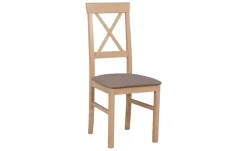 Esszimmerstuhl 2er-Set | Eiche Sonoma, Kamelgelb