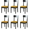 Esszimmerstuhl 6er-Set | Schwarz, Gelb | Möbel Höffner