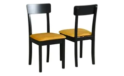Esszimmerstuhl 6er-Set | Schwarz, Gelb | Möbel Höffner