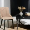 Esszimmerstuhl 6er-Set | Schwarz, Beige | Möbel Höffner